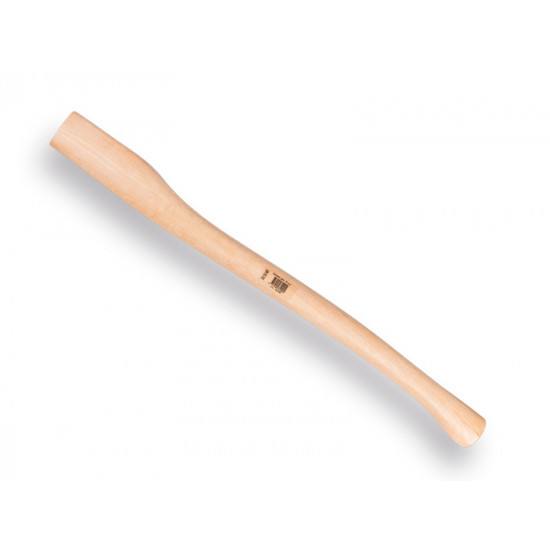 Bijlsteel (gebogen) Hickory lengte:75 cm kopmaat: 62 x 28 mm (431420)