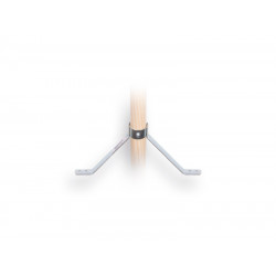 Steelklem / stokhouder middel (28 mm.)