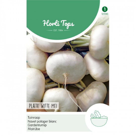 (25900) Tuinraap Platte Witte Mei (25900) Tuinraap Platte Witte Mei