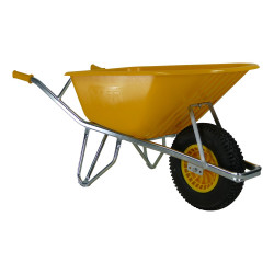 Fort Kruiwagen 100 Ltr. stratenmaker (geel)