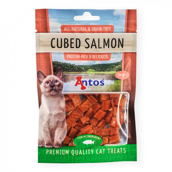 Cat treats cubed zalm (50 gr.)