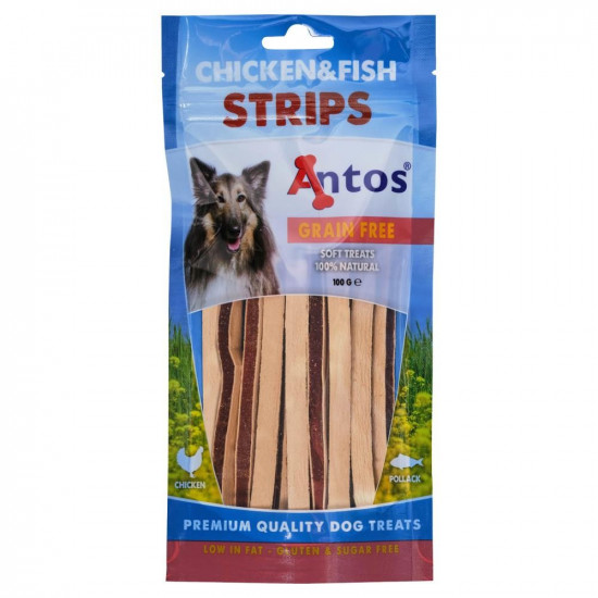 Chicken & Fish strips 100 gr.