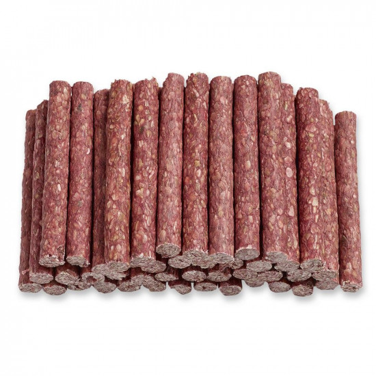 Crunchy munchy sticks 5" 15 mm. rood (5 stuks)