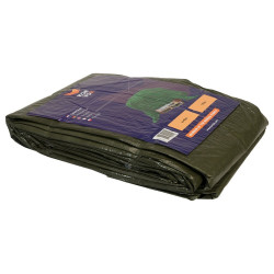 Dekkleed/afdekzeil 10 x 12 mtr. 150 gr. olijfgroen